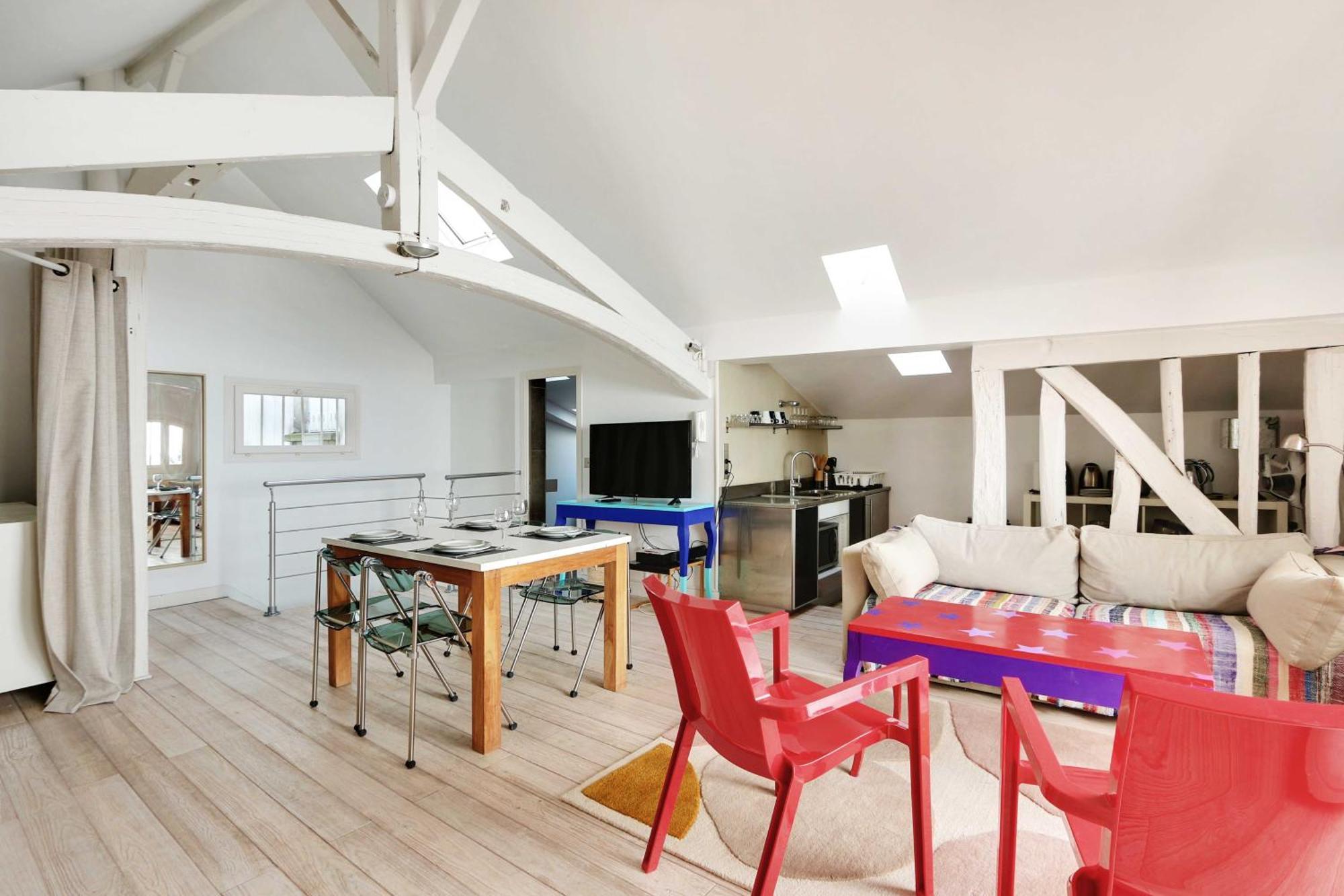 Apartamento Cozy Avec Terrace - 2br-4p - Centre De