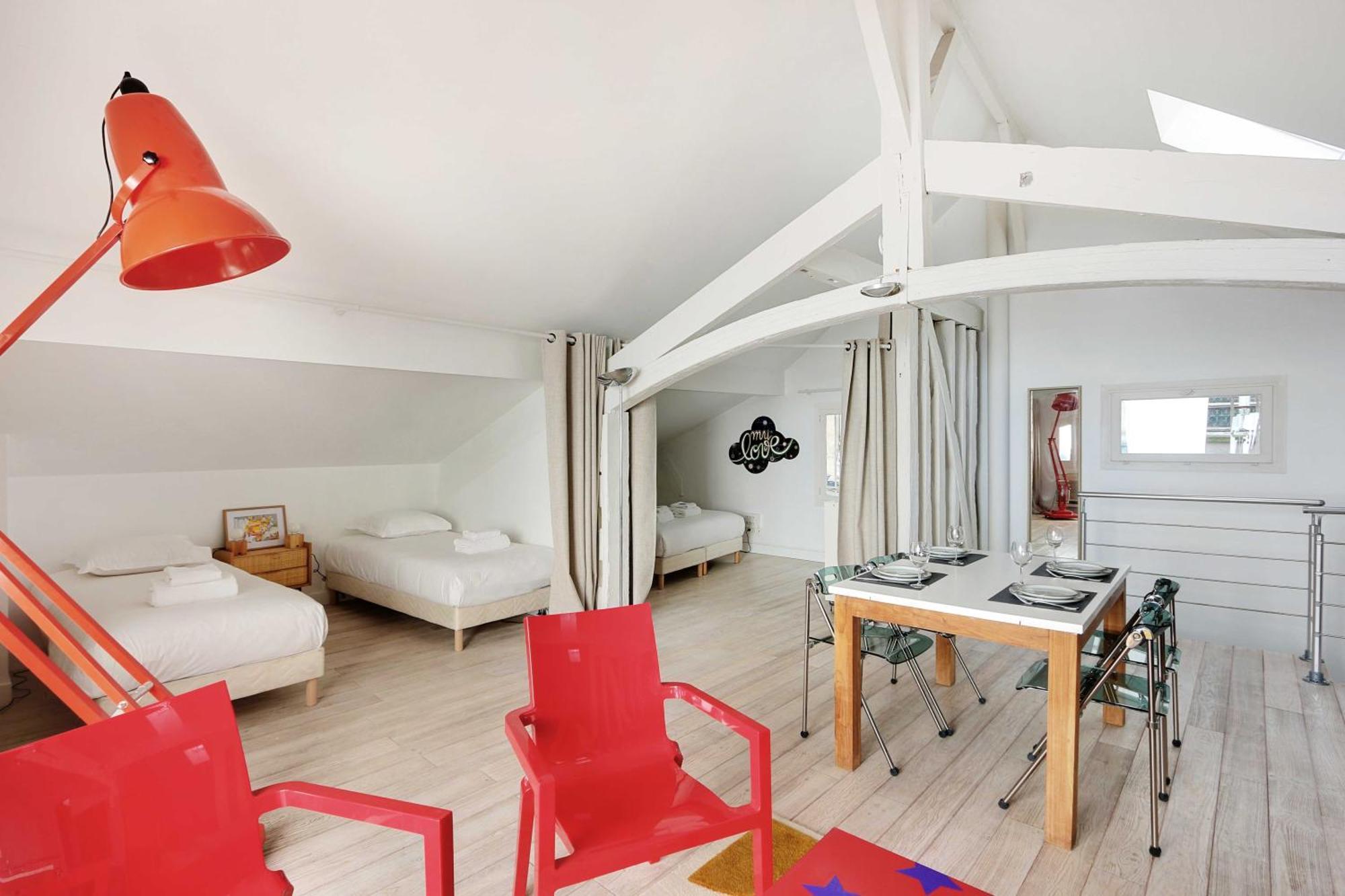 Apartamento Cozy Avec Terrace - 2br-4p - Centre De París