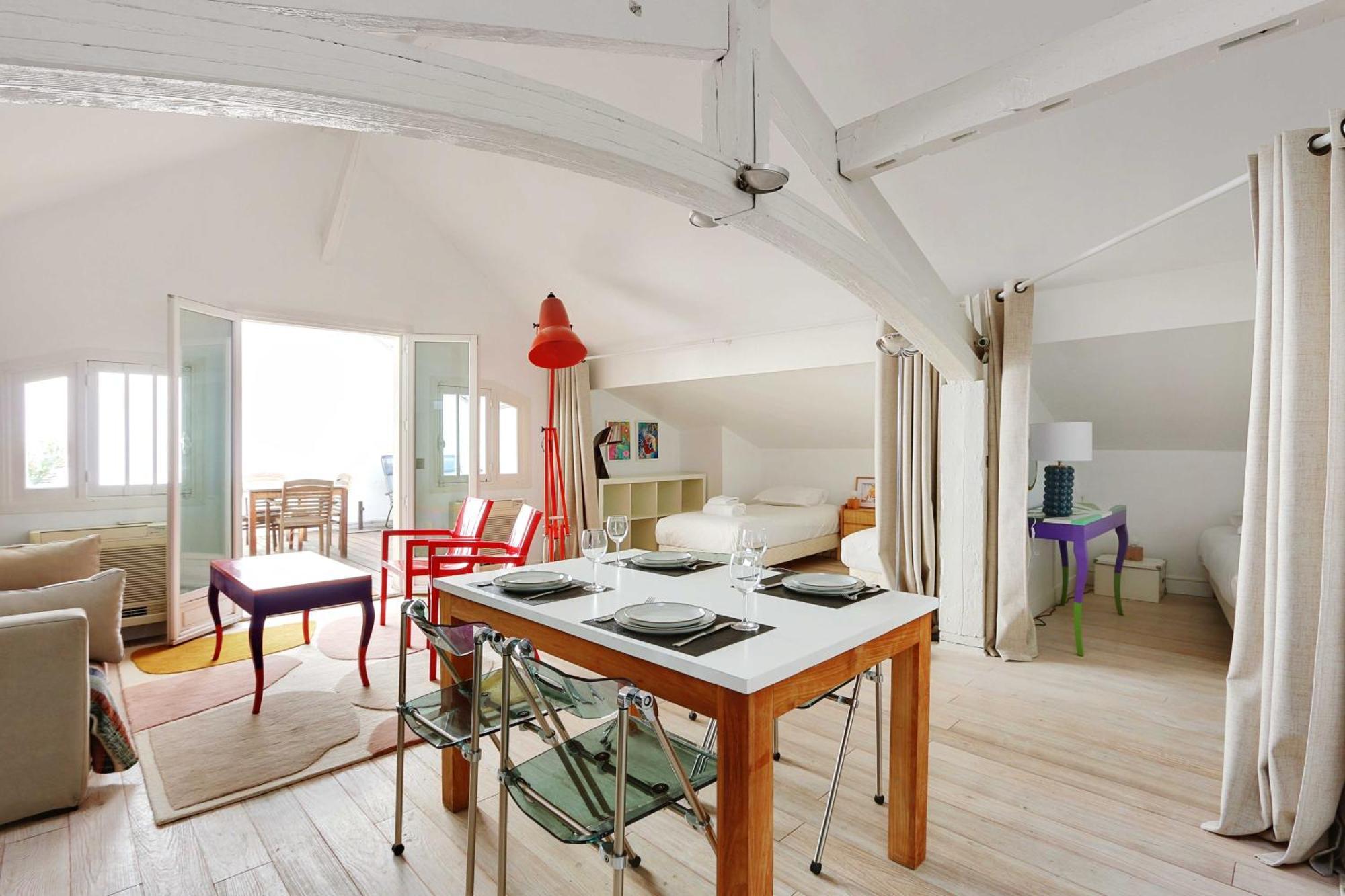 Apartamento Cozy Avec Terrace - 2br-4p - Centre De